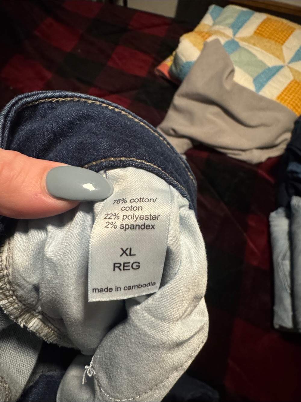 Maurices Dark Blue Stretch Denim Jeggings
